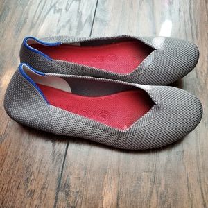 Rothy's The Flat Charcoal Gray Round Toe Ballet Flat